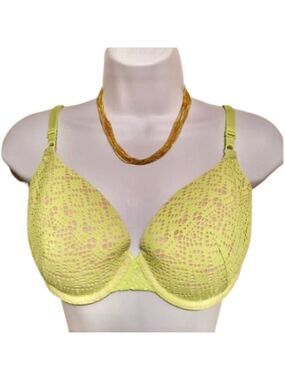 ⬇️ $59‎ NWOT Victoria Secret Yellow Demi Bra. Size 34DD. women's Fashion